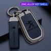 2026 Hot Car Sticker Zine Alloy Leather Car Smart Remote Key Case Shell Cover Protection For Peugeot 208 2008 301 308 508 5008 R