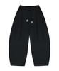 RuNaKi'Hu' Wxp024 Dot Pintuck Sweat Balloon Pants (Black)