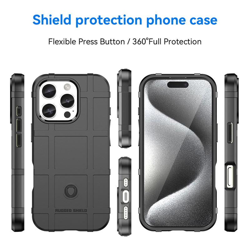 Pro pouzdro pro iPhone 16 Pro Max Pro pouzdro pro iPhone 16 Plus 16 Pro Max Nárazuvzdorný robustní štít TPU Kryt na telefon Pro iPhone 16 Pro Max
