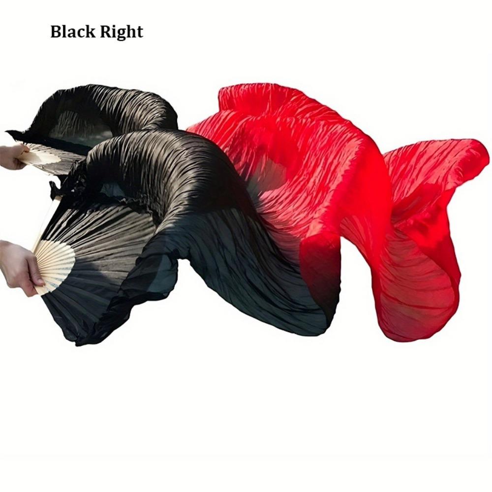 Éventail de Danse du Ventre Couleur Dégradée Multicolore Accessoires de Danse Outil pour Danseur d'Entraînement Longueur 150 cm Danse Carrée Pour Enfant Femme