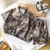Childrens Summer Outfit Set With Cotton Blend Fabric For Boys