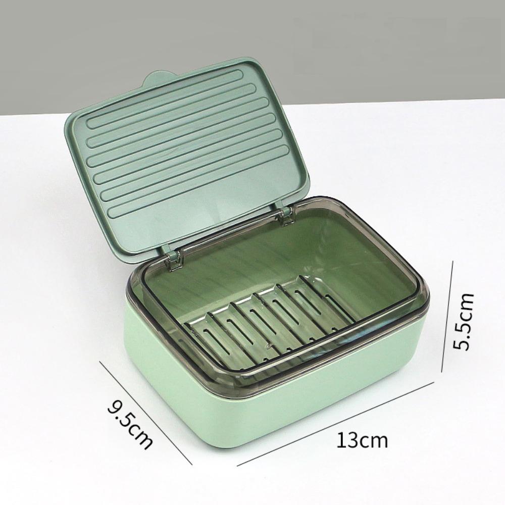 With Cover Soap Case Portable Drain Dish High Quality Soap Box  Outdoor Travel