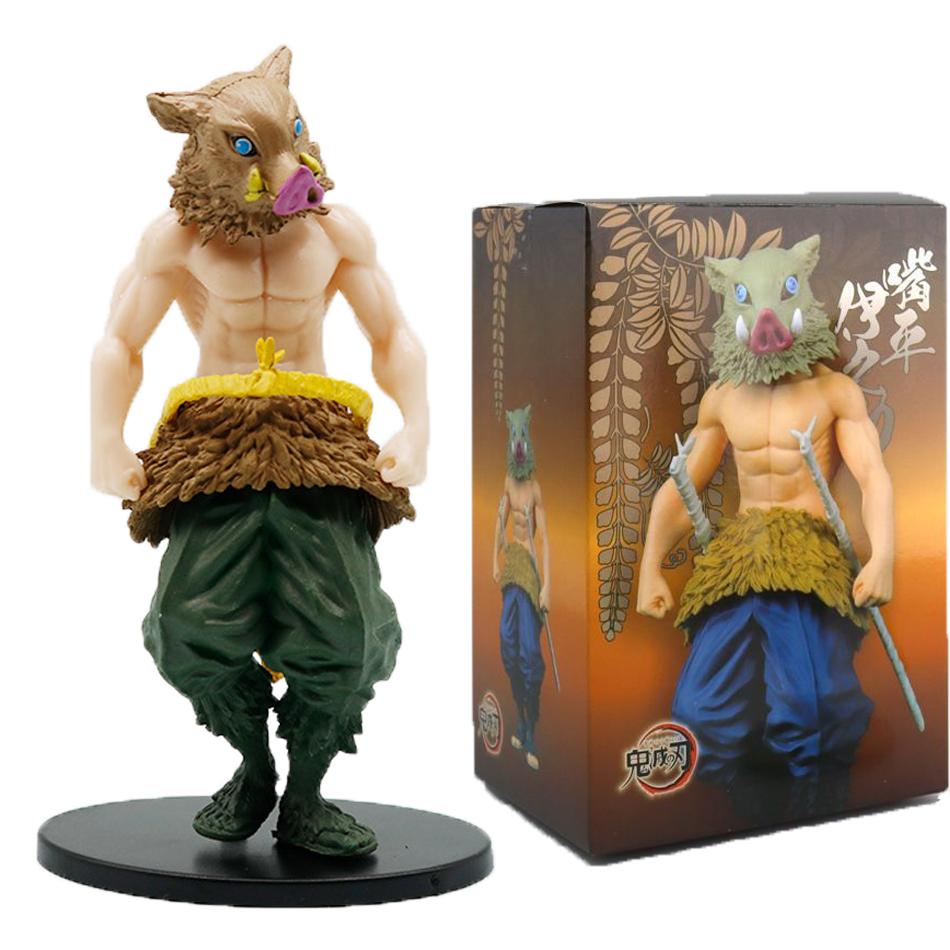 Figura de Anime Figuras de Demon Slayer Kimetsu No Yaiba Muñeco Tanjiro Nezuko Zenitsu Figura Figura de Acción Modelo Juguetes