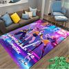 1pc Kpop Demon Hunters Carpet for Room Floor Mat, Comfortable Office Chair Printed Area Rug, Beautiful Hotel Rug