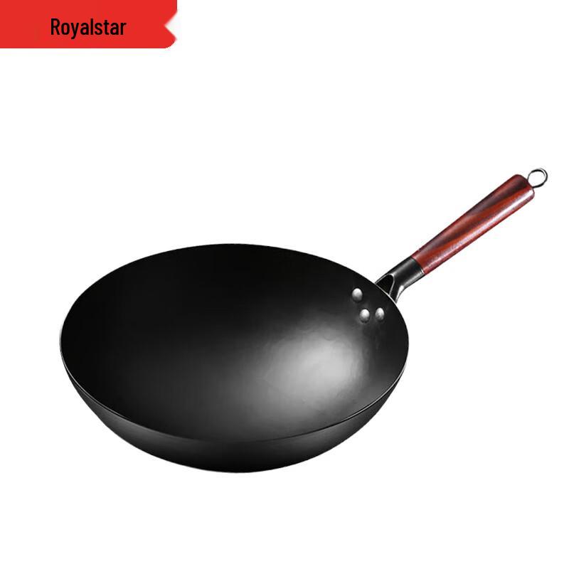 Royalstar 34cm Cast Iron Non-stick Wok