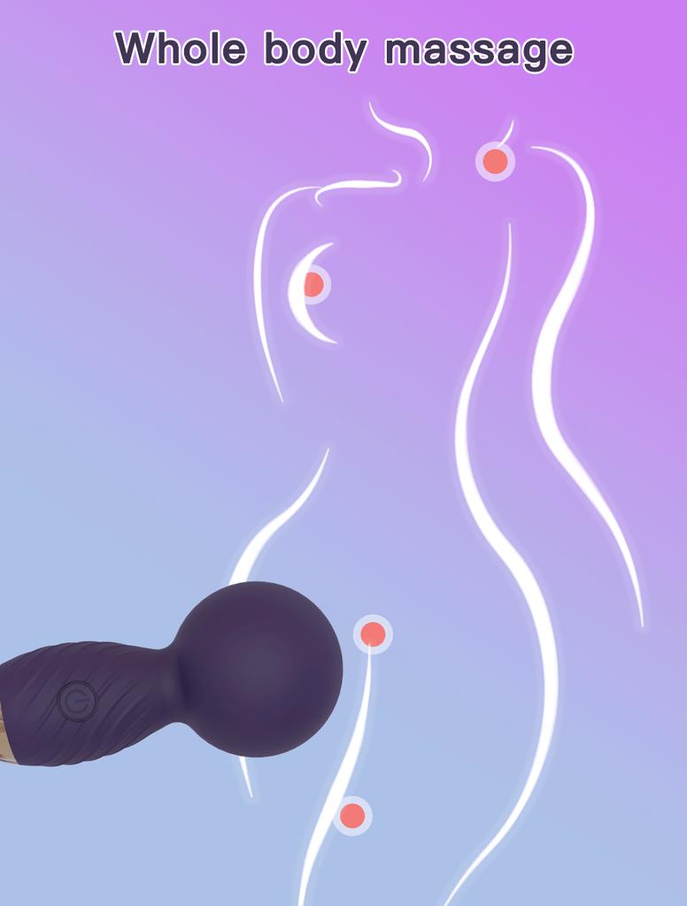 16 Speed Mini AV Wand Vibrators For Women Anal Clitoris Stimulator AV Stick Bullet Masturbator Female Sex Toys for Woman Sexshop