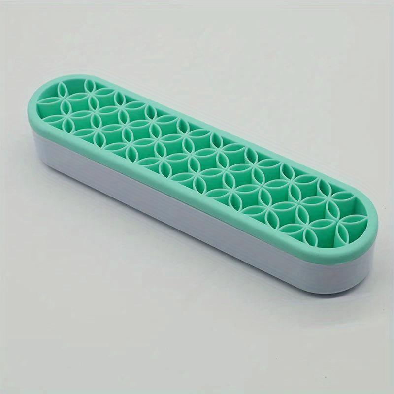 Silicone Cosmetics Storage Box, Lipstick, Eyebrow Pencil, Makeup Brush Storage Rack, Free Insertion Pen Holder, Battery, Desktop Storage Box