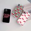 PP19 Cherry fruit Cute Soft Shell Transparent Phone Case for Motorola Moto G7 G8 G9 G84 G85 G73 G24 G15 Z2 Play Power Plus