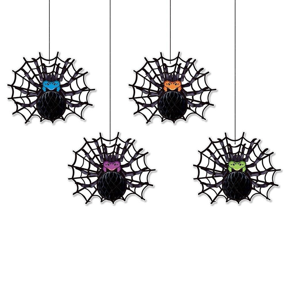 Witch Halloween Party Prop Raven Pumpkin Home Decoration Halloween Paper Hanging Pendant Party