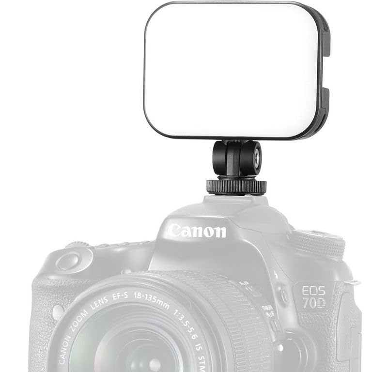 VIJIM VL100C LED Video Light with 4 Cold Shoe Mounts