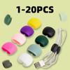 20/10/5/1Pcs Charge Cable Protectors Travel Data Cord Clip Decoration Earphone Charging Cables Storage Buckle Cable Organizer