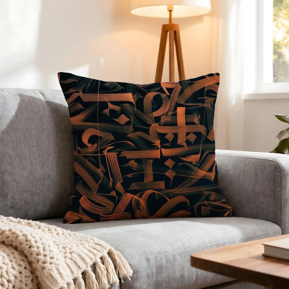 Art Pokra Lampa Art Cushion Cover 1Pcs Decorative Covers Soft Cushion Case For Sofa Couch Decor 40X40 45X45 Pillowcases
