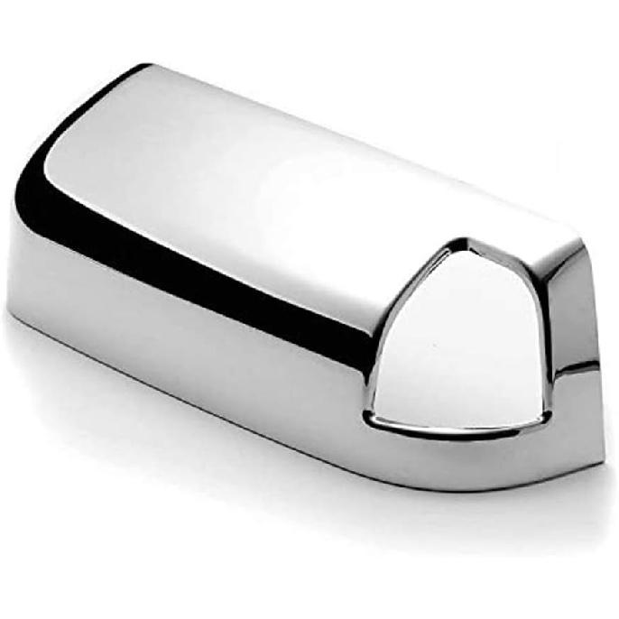 

YOUNGERCAR Mirror Cover Top Half for 2009-2018 Dodge Ram 1500/2010-2017 Ram 2500 3500 Rearview Mirror Caps W/Turn Signal Overlay Chrome ABS-2ps (Do