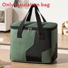 Stylish Insulated Food Storage Bag With Color Blocking Design For School Office