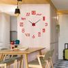 DIY Luminous Wall Clock Silent Movement Easy-to-read Decorative Modern Wall Clock for Living Room Bedroom