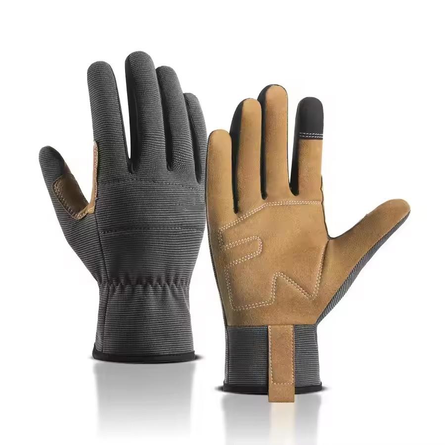 

Высокоэффективные рабочие перчатки для легкой работы для мужчин и женщин, дышащие, многоцелевые, с сенсорным экраном и отличным сцеплением. XL