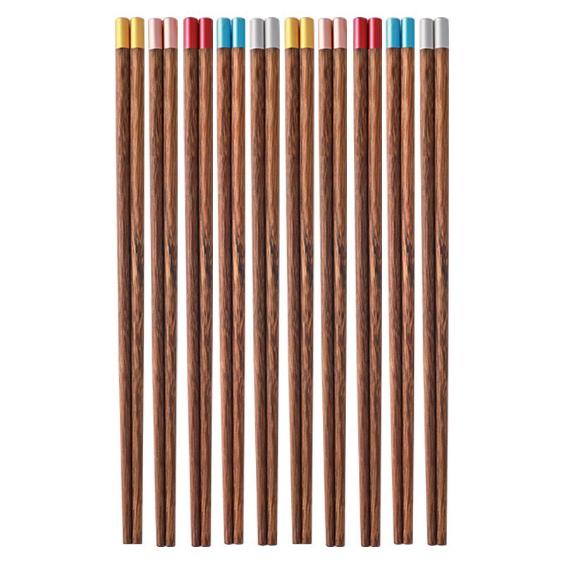 maxcook Natural Wood Chopsticks