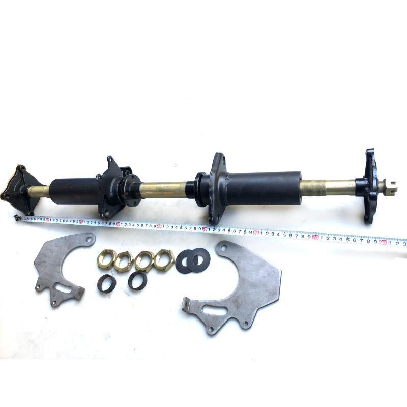 KARTING GO KART UTV Buggy Quad Wheel Rim Flange 82CM Rear Axle With Sprocket Disc Rotor