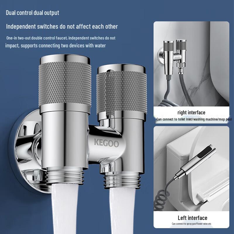 Stainless Steel Toilet Bidet Sprayer Diverter Kit
