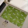 Simple Classic Doormat,Modern Style Fashion Decorative Mat Machine-Washable Soft Cushion, Home Decoration Rug Non-slip Floor Mat