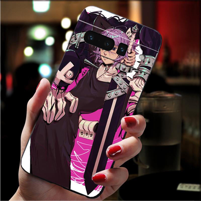 For Google Pixel 10 9 Pro XL Silicone Phone Soft Case For Google Pixel 9A 8A 7A 6A 5 Soul Eater Crona Cover Shell