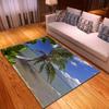 Beach Concept Landscape Living Room Carpet Bedroom Dining Room Floor Mat Pattern Size