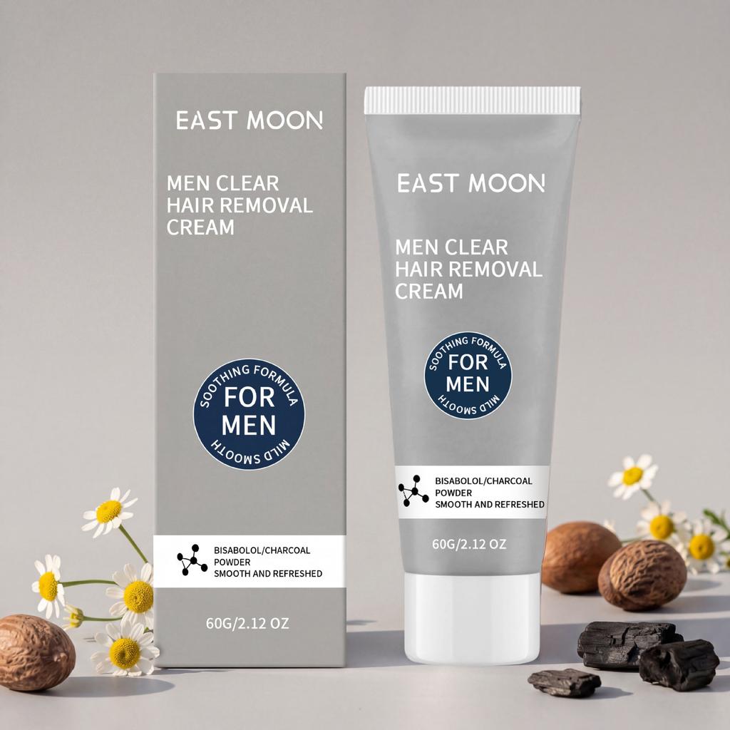 EAST MOON Men's Hair Removal Cream Gentle Formula Body Skin Cleanse Care Comfortable Hair Removal Daily Grooming