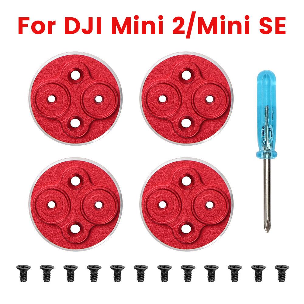 4PCS For Mini 3 Pro/Mini 3 Motor Cover Cap Drone Dust-proof Aluminium Engine Protector for DJI Mavic Mini/Mini 2/SE Accessory