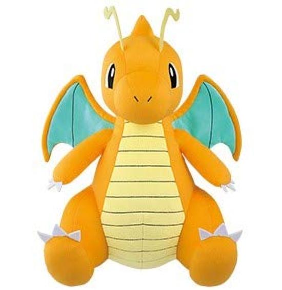 Banpresto Pokémon Sun & Moon Super-Sized Dragonite Plush Toy