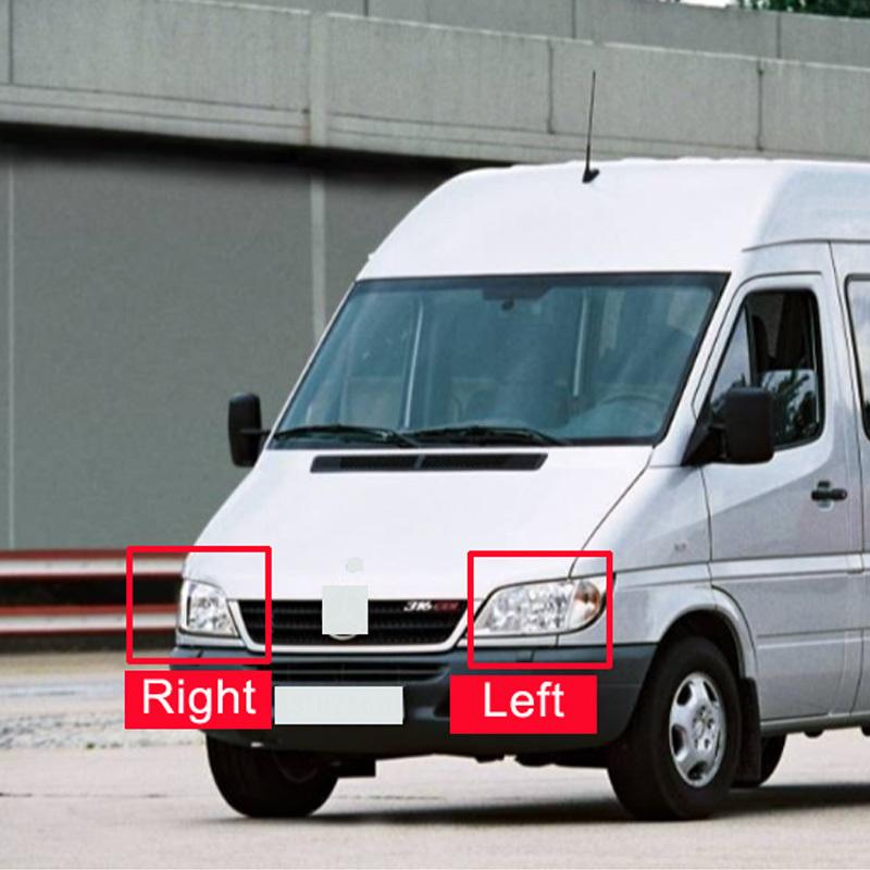 For Benz Sprinter 2001 2002 2003 Car Accessories Headlight Cover Transparent Lampshade Lamp Lens Headlamp Shell Plexiglass