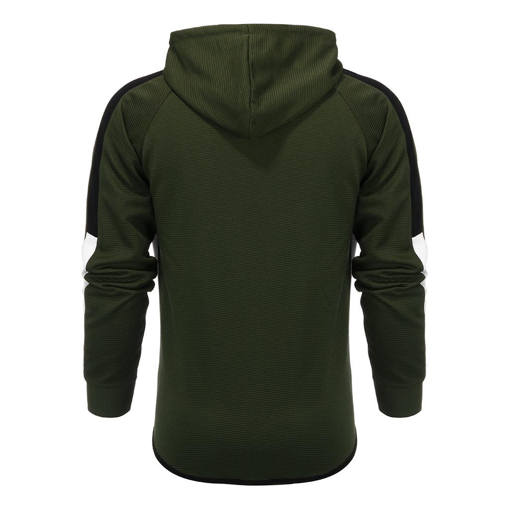 Mens  Gradient Zipper Print Sweatshirt Top Pants Sets Sport Suit Tracksuit