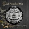 Dowsing Divinations Mat Mouse Pad Eye Pattern Rubber Tablecloth Desk Decoration Tarots Card Pad for Party Board Game