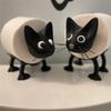 Funny Cat Toilet Paper Holder Resin Animal Tissue Roll Dispenser Bathroom Decoration Shelf For Home Washroom Accessories