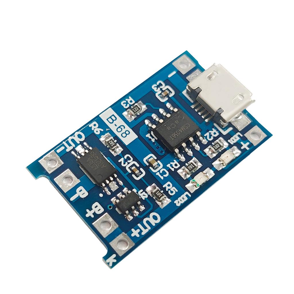 1/2/5Pcs TP4056 5V 1A Li-ion Battery Charger Module Mini USB Type-C Micro USB 18650 Board with Protection Dual Functions
