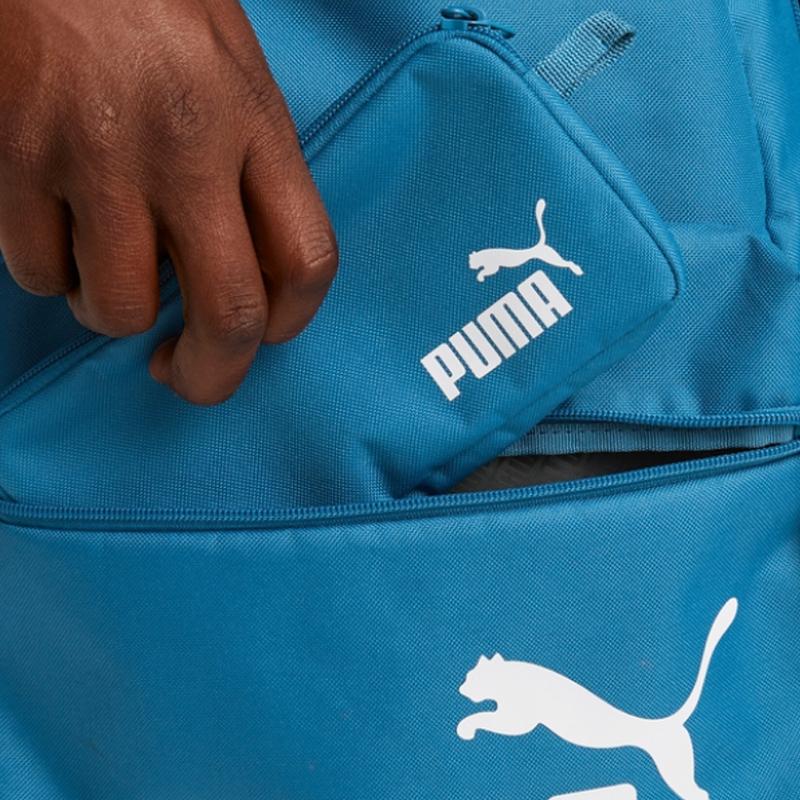 New PUMA Fabric Backpack Unisex Lake Blue 078560-03
