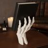 Gothic Style Halloween Skeleton Hand Shaped Bookshelf 3D Printing Book Display Rack  Home Decor