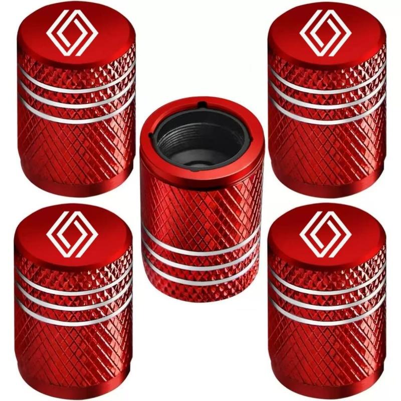 

2026 Hot For Renault Interior Stickers 5Pcs Metal Car Wheel Tire Valve Caps Stem Case For Renault Sport Duster Megane 2 3 koleos