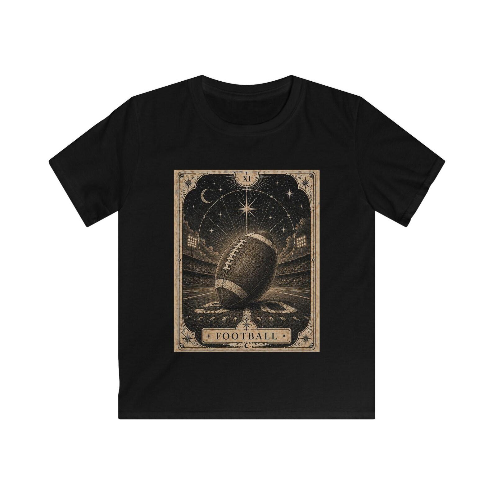 Vintage Football Poster Kids Tee | Retro Stadium Illustration 120