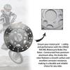 LINGQI RACING 155mm Vorderradbremsscheibe Rotor mit 3 Befestigungsschrauben für Monkey Z50 Bike Z50R Pit Dirt Bike Motorradzubehör