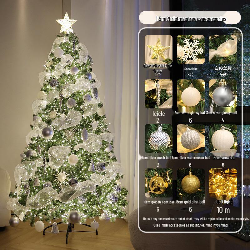 2024 Large Christmas Tree Ornaments for Living Room Decoration