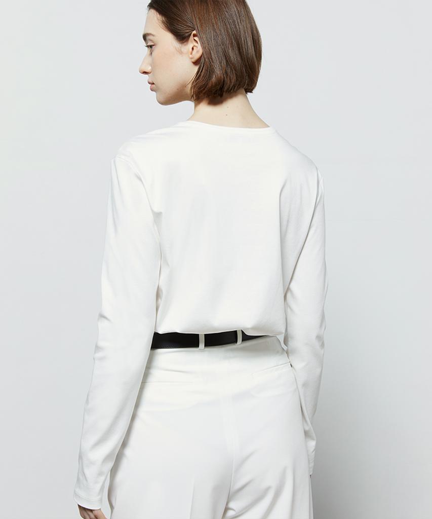 NOTIA Signature Silket T-Shirts - Ivory