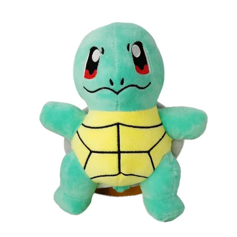 18-22cm Pikachu Plush Soft Stuffed Toy Pichu Charmander Bulbasaur Squirtle Psyduck Eevee Small Sleeping Children Gift