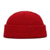 1Pc Acrylic Fiber Casual Men's Short Fisherman Beanbie Hat Mini Autumn and Winter Warm Knitted Hats Hip Hop Hat