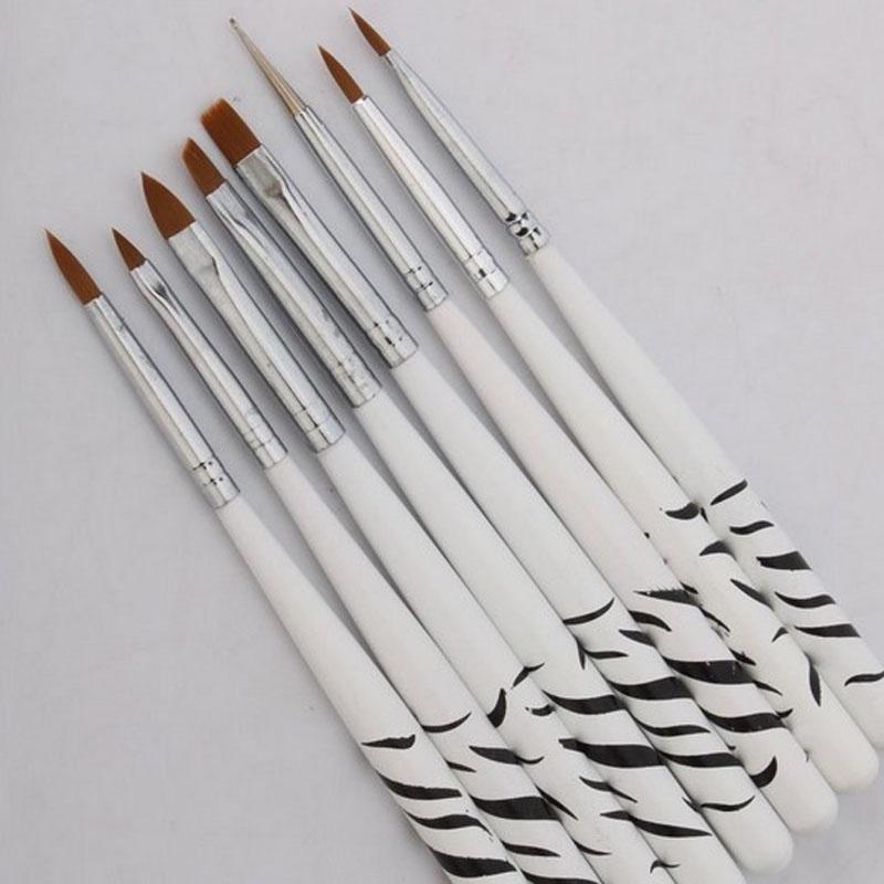 Elegant 8pcs Nail Art Design Set With Premium Quality Brush Pen Tools For Beautiful Detailing