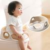 Anti-Slip Toddler Toilet Seat with Handle Potty Cushion Baby Potty Training Seat  for 0-3 Years Old