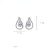 BELLA BOX Elegant Drop Earrings Lady Luxury Wedding Engagement Jewelry Gifts
