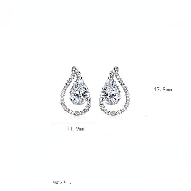 BELLA BOX Elegant Drop Earrings Lady Luxury Wedding Engagement Jewelry Gifts