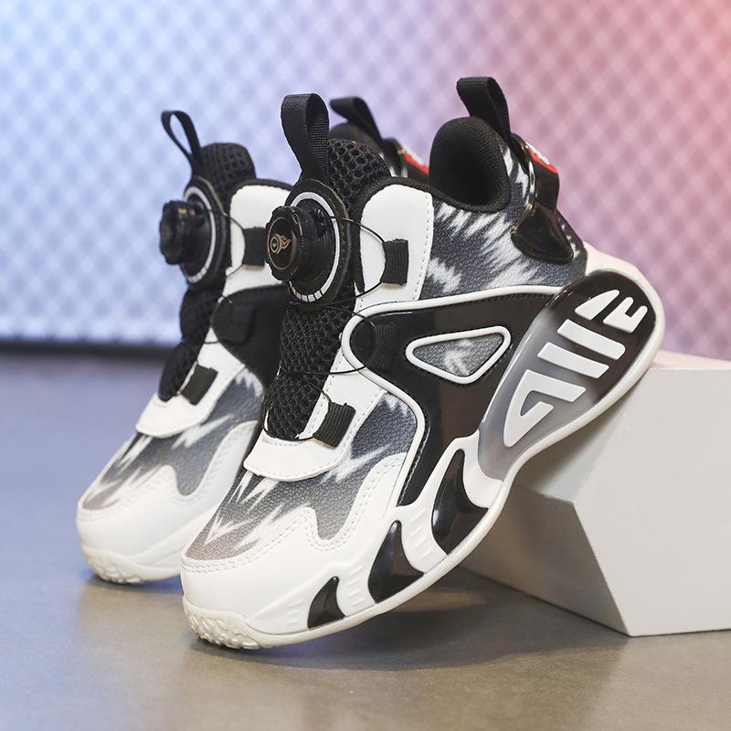 Year of the Snake limited boys shoes spring and summer new children's sports basketball shoes middle aged red boy natal year