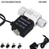 12V DC Aquarium Co2 Solenoid Valve Noiseless Magnetic Valve Accessories Aquarium Co2 Regulator