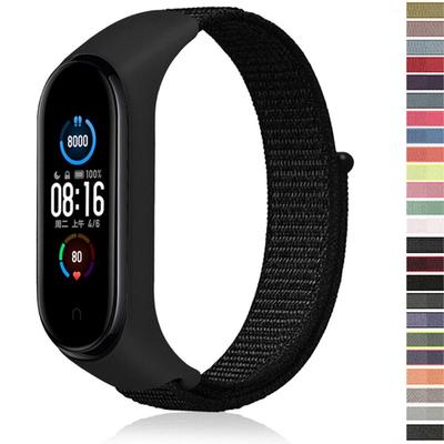Nylon Strap for Xiaomi Mi Band 7 6 5 4 3 Bracelet Wristband Correa Smart Watch Sport Loop Watchband Mi Band 7 6 5 4 3Accessories